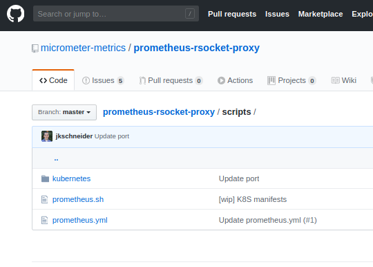 Prometheus Grafana and RSocket Proxy